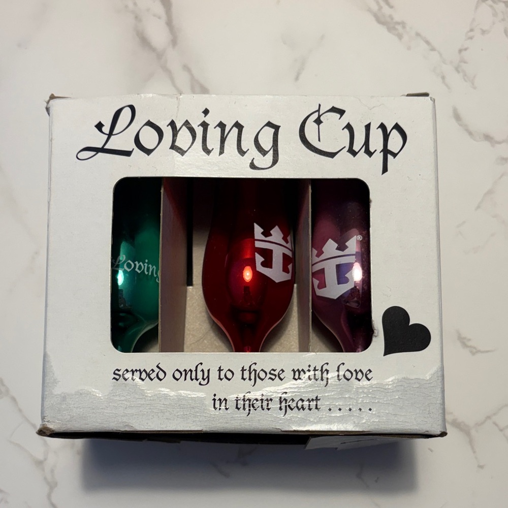 Royal Caribbean cruise loving cup set of 6 multi-colored cups/shot glasses